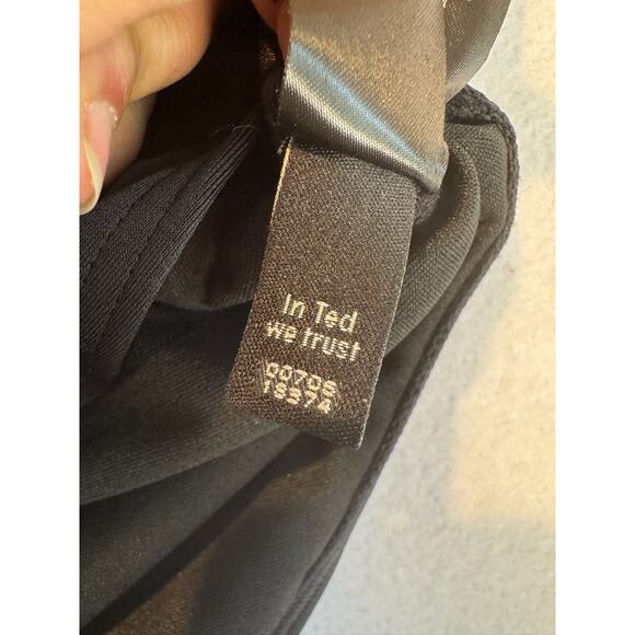 TED‎ BAKER Ralinda Halter One Piece Swimsuit Size 5 (US 14) Black - Picture 7 of 9